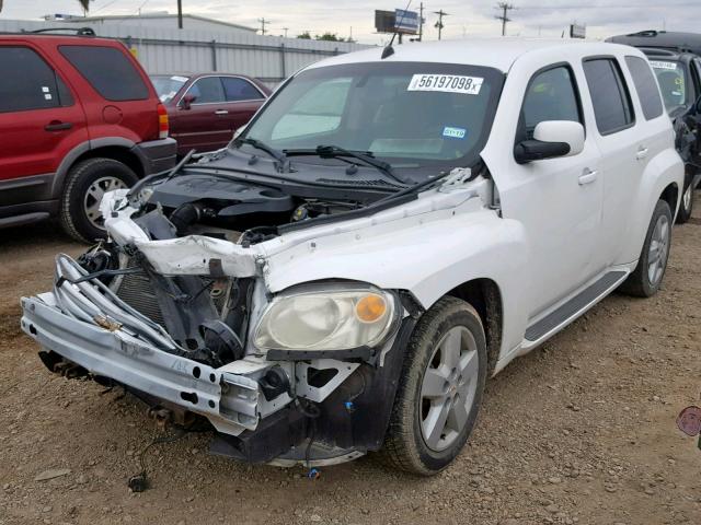 3GNBABDB8AS594769 - 2010 CHEVROLET HHR LT WHITE photo 2