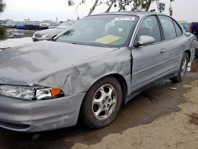 1G3WS52HXXF377690 - 1999 OLDSMOBILE INTRIGUE G SILVER photo 9