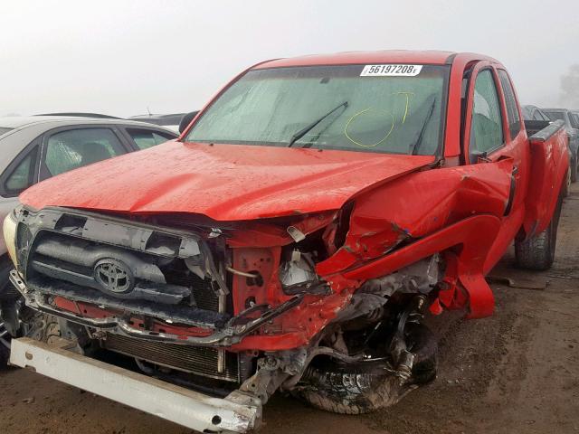 5TETX62N06Z197281 - 2006 TOYOTA TACOMA PRE RED photo 2