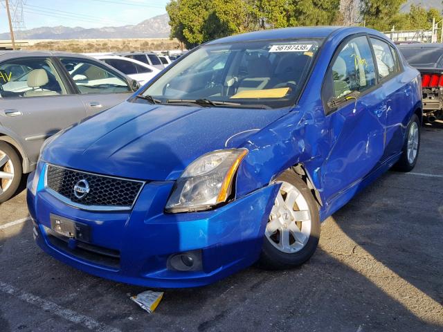 3N1AB6AP9CL761164 - 2012 NISSAN SENTRA 2.0 BLUE photo 2