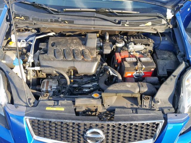 3N1AB6AP9CL761164 - 2012 NISSAN SENTRA 2.0 BLUE photo 7