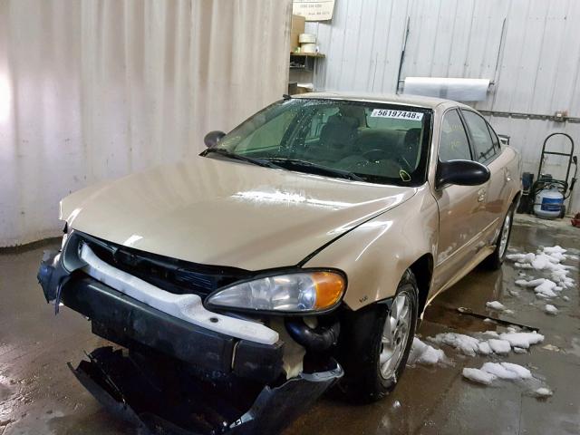 1G2NF52E64C209360 - 2004 PONTIAC GRAND AM S GOLD photo 2