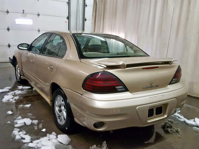 1G2NF52E64C209360 - 2004 PONTIAC GRAND AM S GOLD photo 3