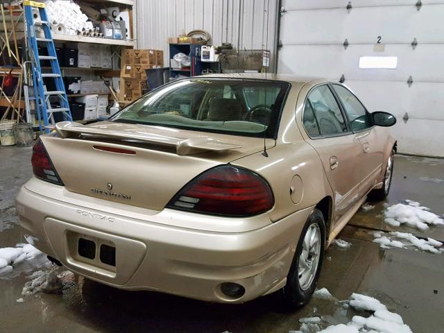 1G2NF52E64C209360 - 2004 PONTIAC GRAND AM S GOLD photo 4