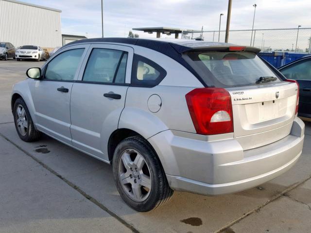 1B3HB48B68D721035 - 2008 DODGE CALIBER SX SILVER photo 3