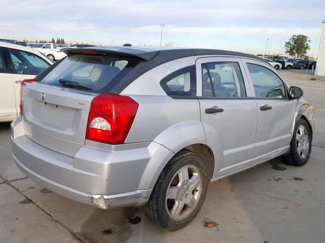 1B3HB48B68D721035 - 2008 DODGE CALIBER SX SILVER photo 4