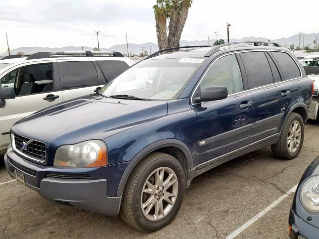 YV1CZ91H941066844 - 2004 VOLVO XC90 T6 BLUE photo 2