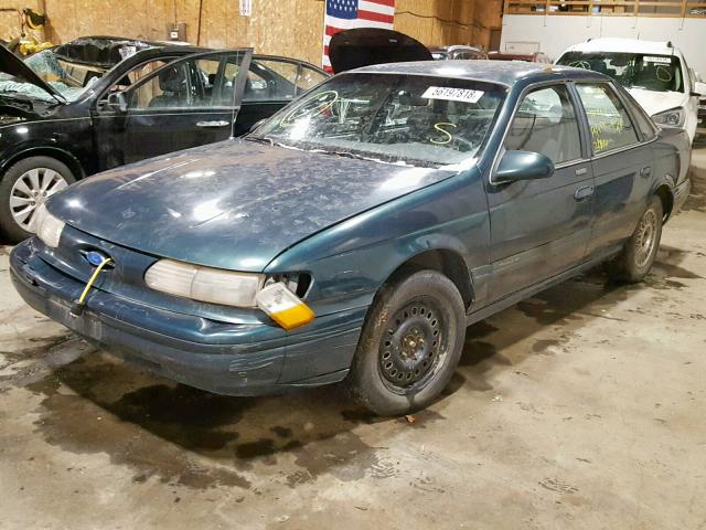 1FALP52U4SG313509 - 1995 FORD TAURUS GL GREEN photo 2