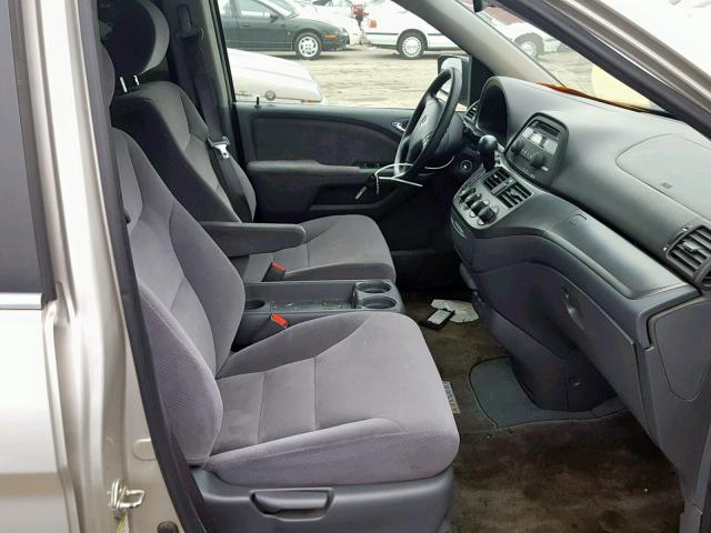 5FNRL38207B025854 - 2007 HONDA ODYSSEY LX SILVER photo 5