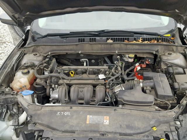 1FA6P0G70E5361365 - 2014 FORD FUSION S GRAY photo 7