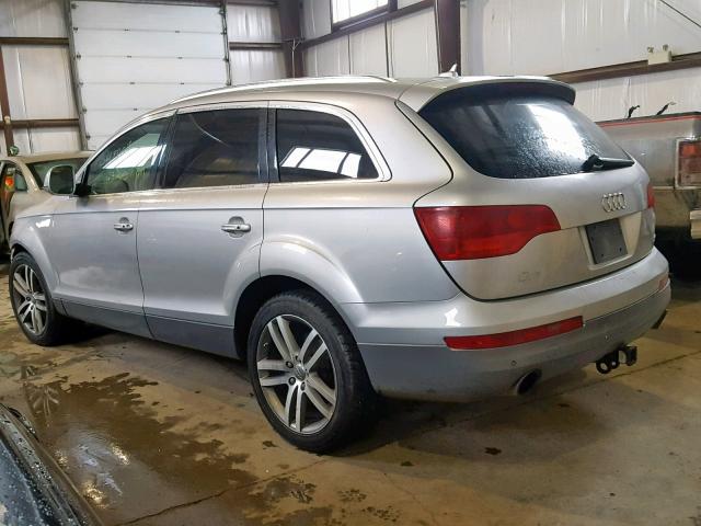 WA1AV74L27D005703 - 2007 AUDI Q7 4.2 QUA GRAY photo 3