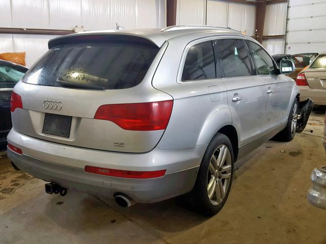 WA1AV74L27D005703 - 2007 AUDI Q7 4.2 QUA GRAY photo 4