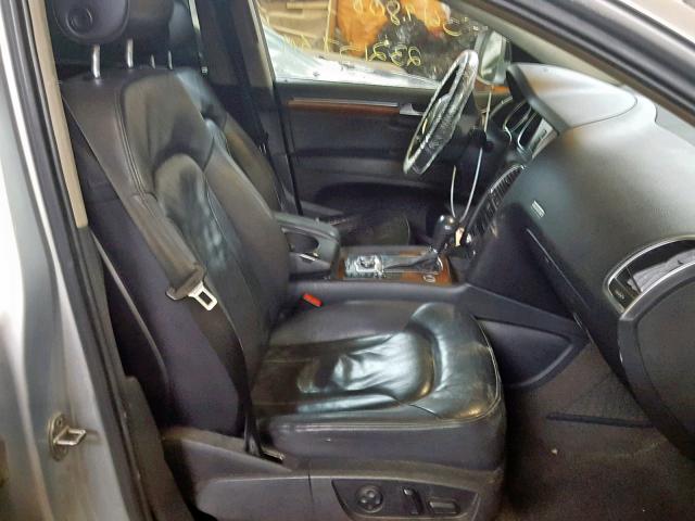 WA1AV74L27D005703 - 2007 AUDI Q7 4.2 QUA GRAY photo 5