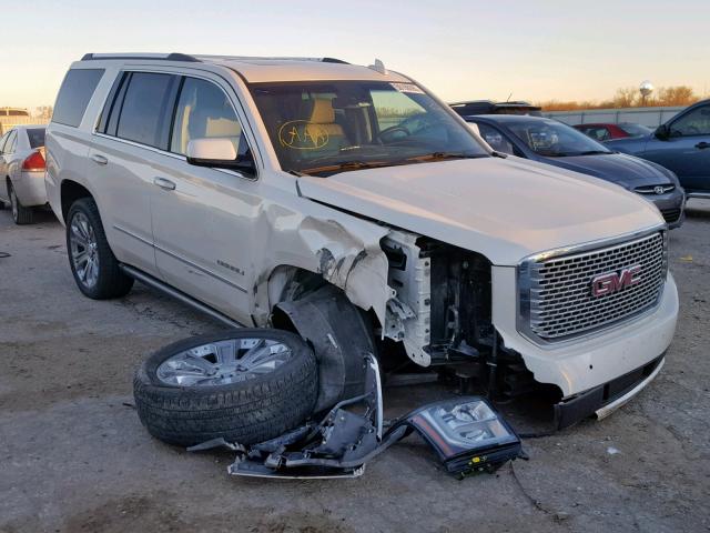 1GKS2CKJXFR520774 - 2015 GMC YUKON DENA WHITE photo 1