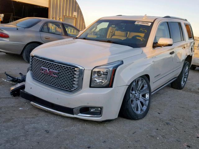 1GKS2CKJXFR520774 - 2015 GMC YUKON DENA WHITE photo 2