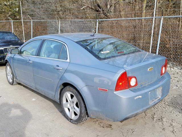 1G1ZG57B194264947 - 2009 CHEVROLET MALIBU LS Mavi foto 3