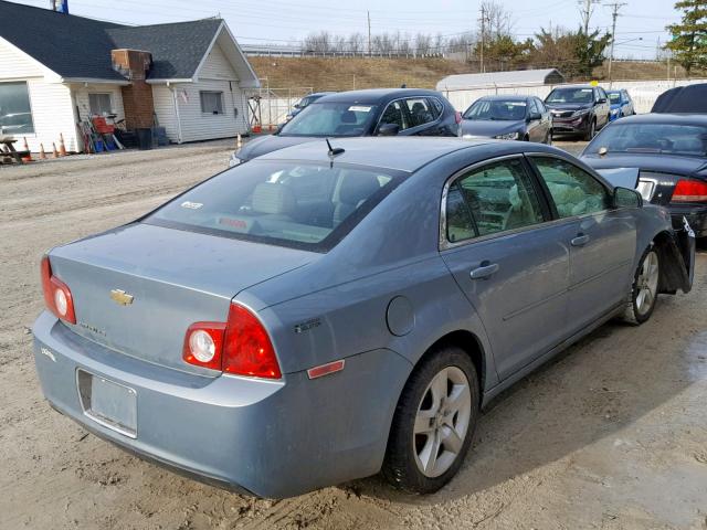 1G1ZG57B194264947 - 2009 CHEVROLET MALIBU LS Mavi foto 4