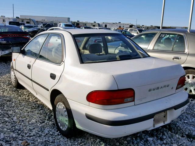 JF1GC2444PK500567 - 1993 SUBARU IMPREZA L WHITE photo 3