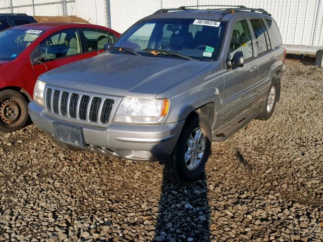 1J4GW58N7YC368464 - 2000 JEEP GRAND CHER GRAY photo 2