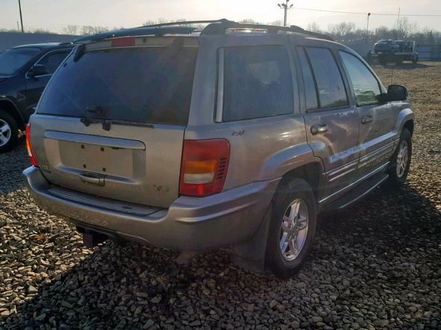 1J4GW58N7YC368464 - 2000 JEEP GRAND CHER GRAY photo 4