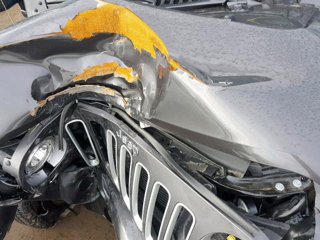 1C4HJWEG8JL894645 - 2018 JEEP WRANGLER U GRAY photo 7