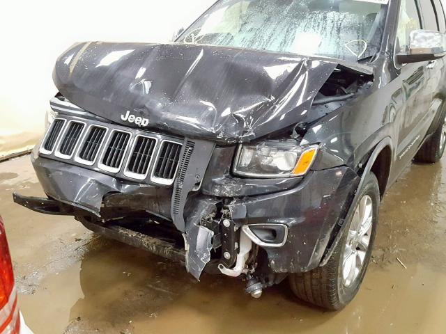 1C4RJFBT0EC155782 - 2014 JEEP GRAND CHER BLACK photo 9