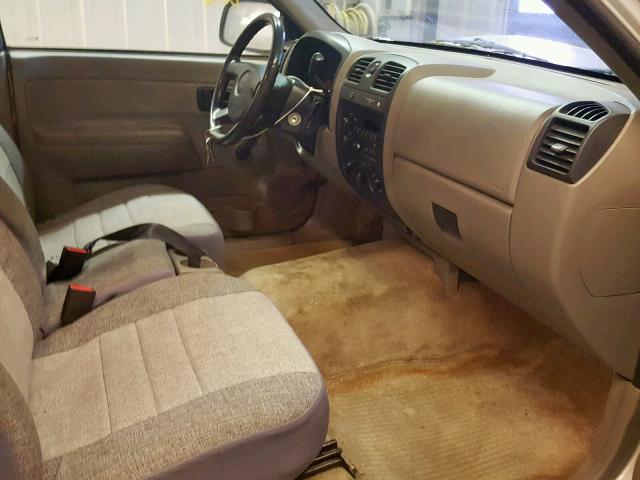 1GTCS148958257504 - 2005 GMC CANYON TAN photo 5