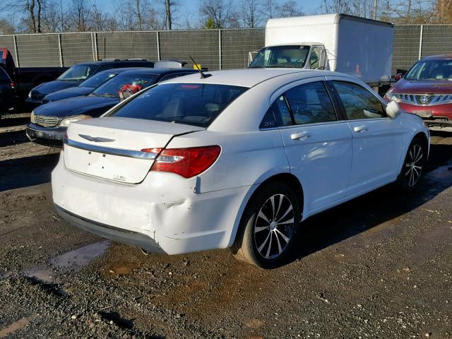 1C3CCBBG9EN176795 - 2014 CHRYSLER 200 TOURIN WHITE photo 4