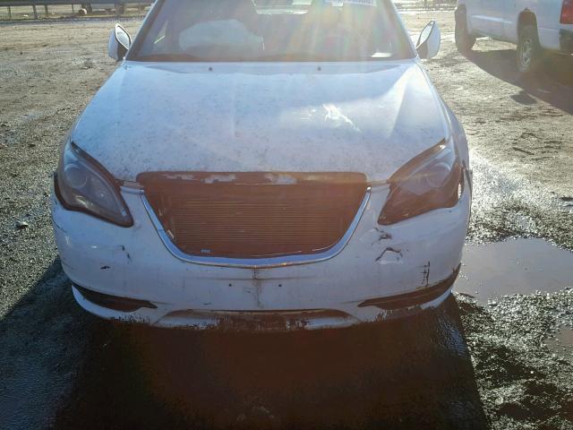 1C3CCBBG9EN176795 - 2014 CHRYSLER 200 TOURIN WHITE photo 9