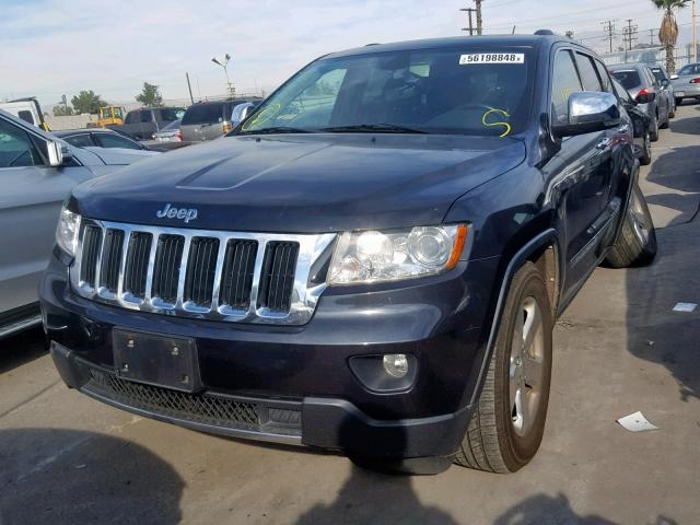 1C4RJEBG5DC656985 - 2013 JEEP GRAND CHER BLUE photo 2