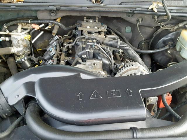 1GKEC13T51J296772 - 2001 GMC YUKON GREEN photo 7