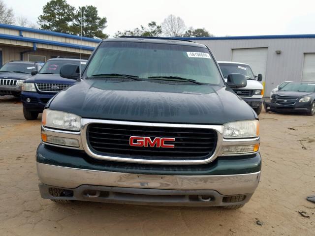 1GKEC13T51J296772 - 2001 GMC YUKON GREEN photo 9