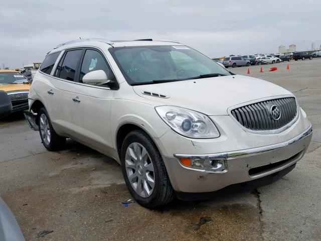 5GAKVDED3CJ166820 - 2012 BUICK ENCLAVE WHITE photo 1