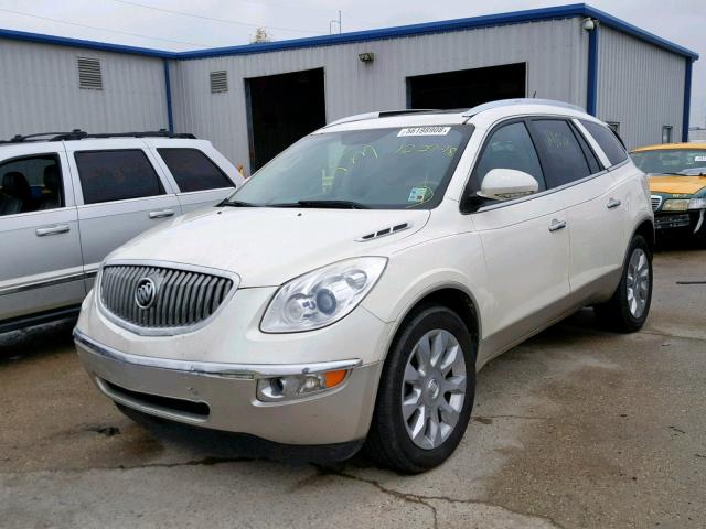5GAKVDED3CJ166820 - 2012 BUICK ENCLAVE WHITE photo 2