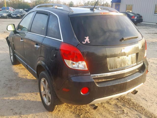 3GNAL3E59CS593007 - 2012 CHEVROLET CAPTIVA SP BLACK photo 3