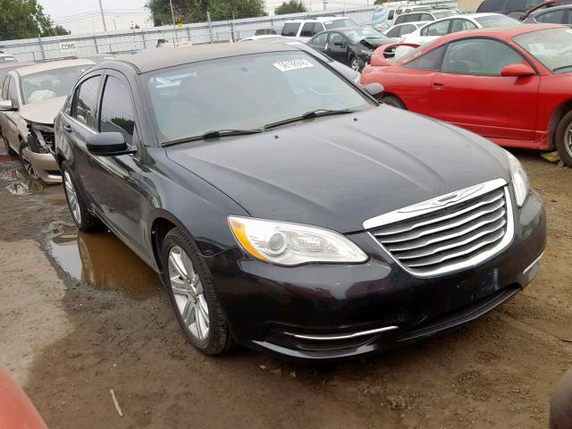 1C3CCBAB4DN704506 - 2013 CHRYSLER 200 LX BLACK photo 1