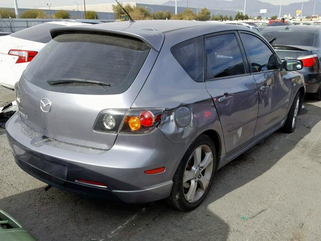 JM1BK143651332037 - 2005 MAZDA 3 HATCHBAC CHARCOAL photo 4