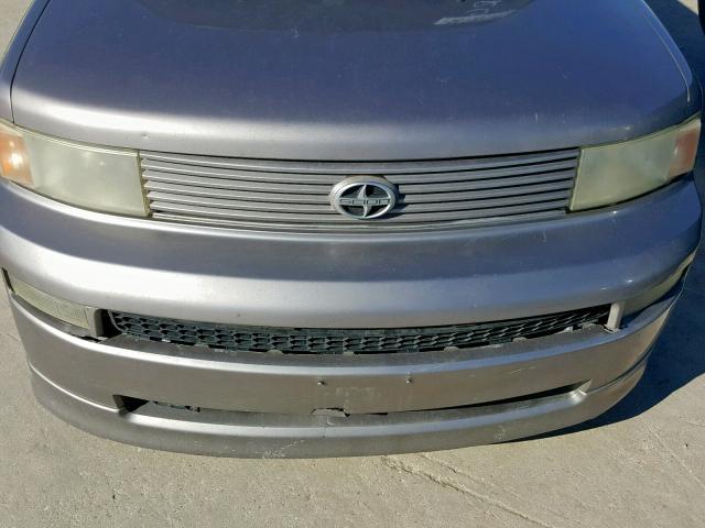 JTLKT324940150040 - 2004 TOYOTA SCION XB Сұр фото 9