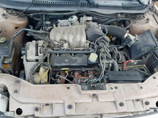 1FALP52U4VG243272 - 1997 FORD TAURUS GL BEIGE photo 7