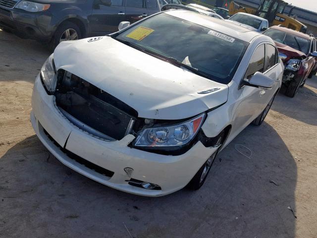 1G4GC5EG7AF189992 - 2010 BUICK LACROSSE C WHITE photo 2