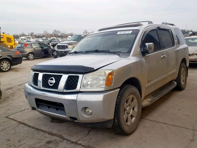 5N1BA08C57N721766 - 2007 NISSAN ARMADA SE SILVER photo 2