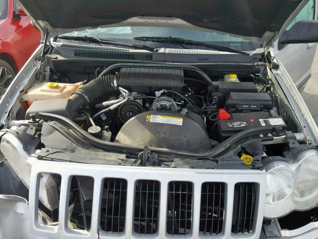 1J8GS48K48C247921 - 2008 JEEP GRAND CHER GRAY photo 7