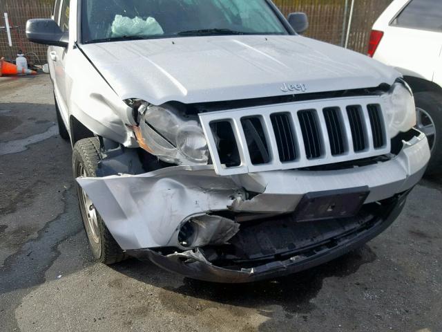 1J8GS48K48C247921 - 2008 JEEP GRAND CHER GRAY photo 9