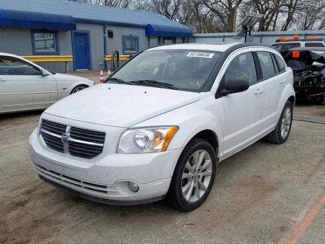 1B3CB5HA5BD294509 - 2011 DODGE CALIBER HE WHITE photo 2