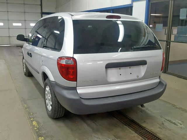 1C4GJ25B72B538851 - 2002 CHRYSLER VOYAGER GRAY photo 3