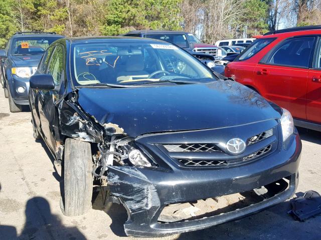 5YFBU4EE5DP146687 - 2013 TOYOTA COROLLA BA BLACK photo 1