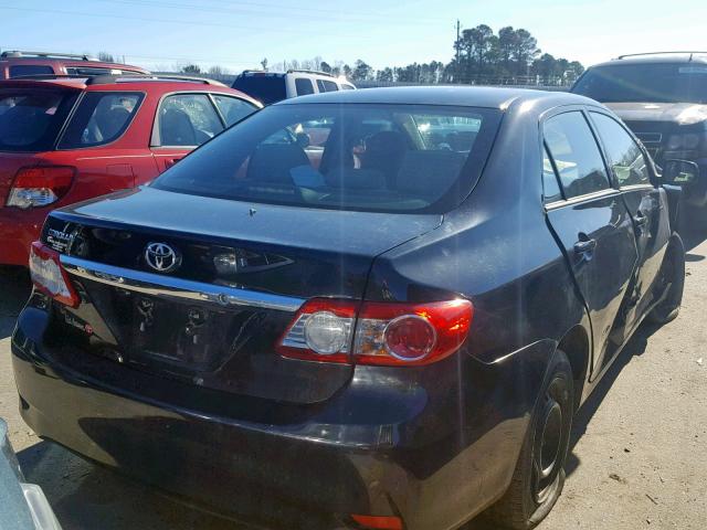 5YFBU4EE5DP146687 - 2013 TOYOTA COROLLA BA BLACK photo 4