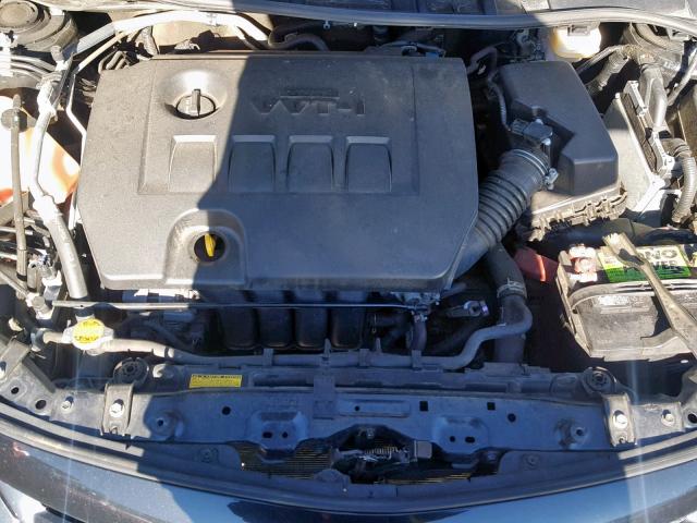 5YFBU4EE5DP146687 - 2013 TOYOTA COROLLA BA BLACK photo 7