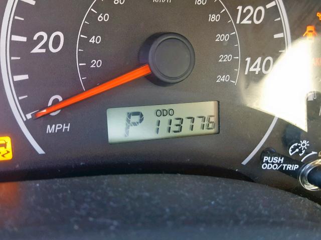 5YFBU4EE5DP146687 - 2013 TOYOTA COROLLA BA BLACK photo 8