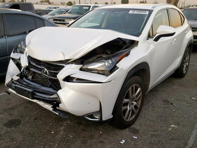 JTJYARBZ8G2046137 - 2016 LEXUS NX 200T WHITE photo 2